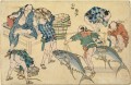 street scenes newly pubished 4 Katsushika Hokusai Ukiyoe